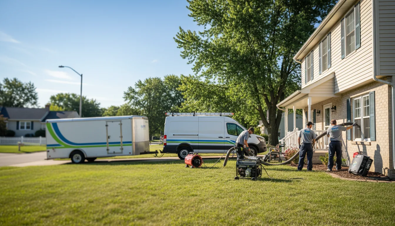 Flooded Basement Restoration And Cleanup With Repair in Loup City, NE near me